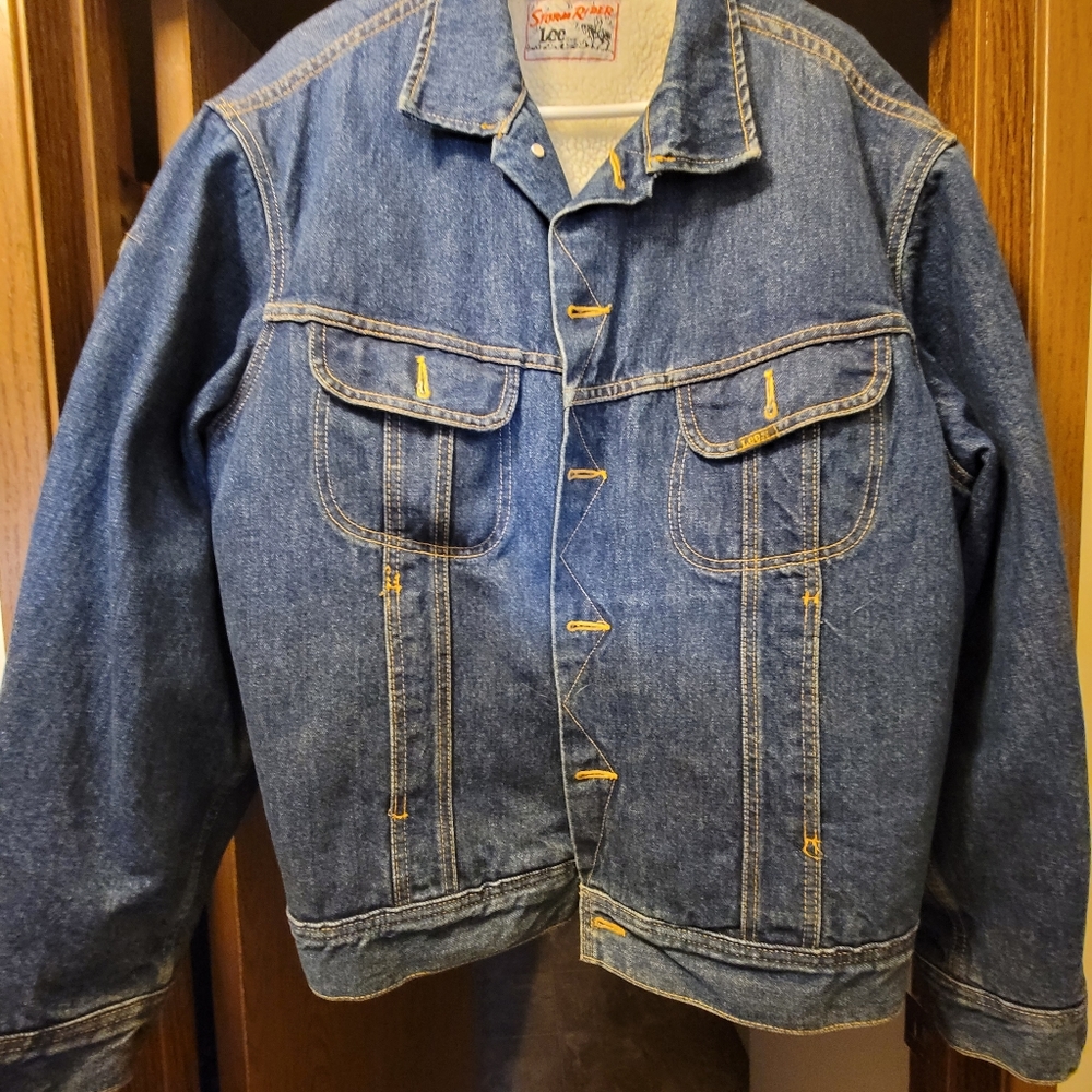Fleece lined Denim Jacket